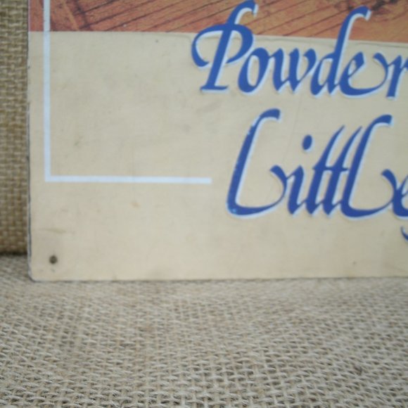 Vintage B.T. Jones Baby Powder Metal Sign - Picture 16 of 16